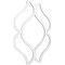 Ekena Millwork 31 16W x 46 34H x 1T Small Villarreal Decorative Fretwork Ceiling Panels, PVC CELP31X4703VIL - alternate 6